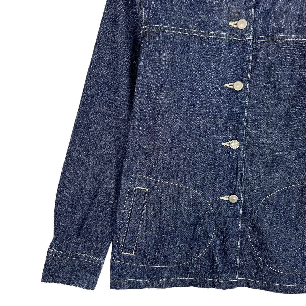 Japanese Brand 💥 DUNGAREES by JOHNBULL NAVY JACKET Size M / US 6-8 / IT 42-44 - 2 Thumbnail