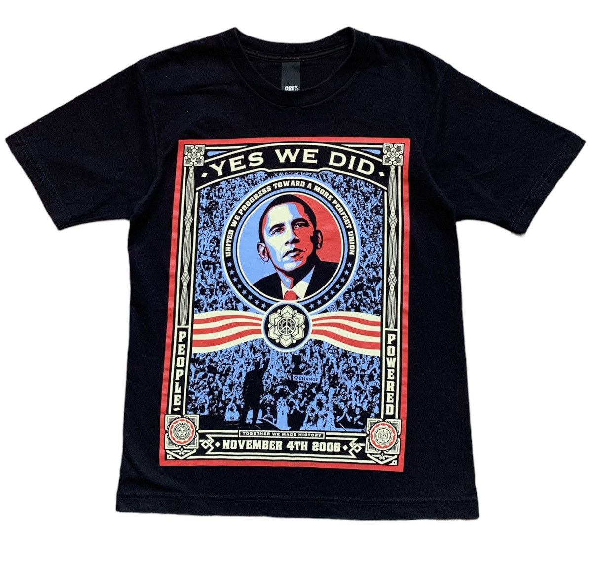 vintage obama obey tshirt y2k style streetwear