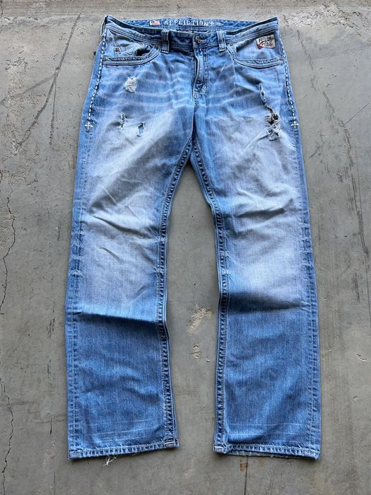 Vintage Crazy Vintage Y2K Baggy Affliction Faded Jnco Style Jeans | Grailed