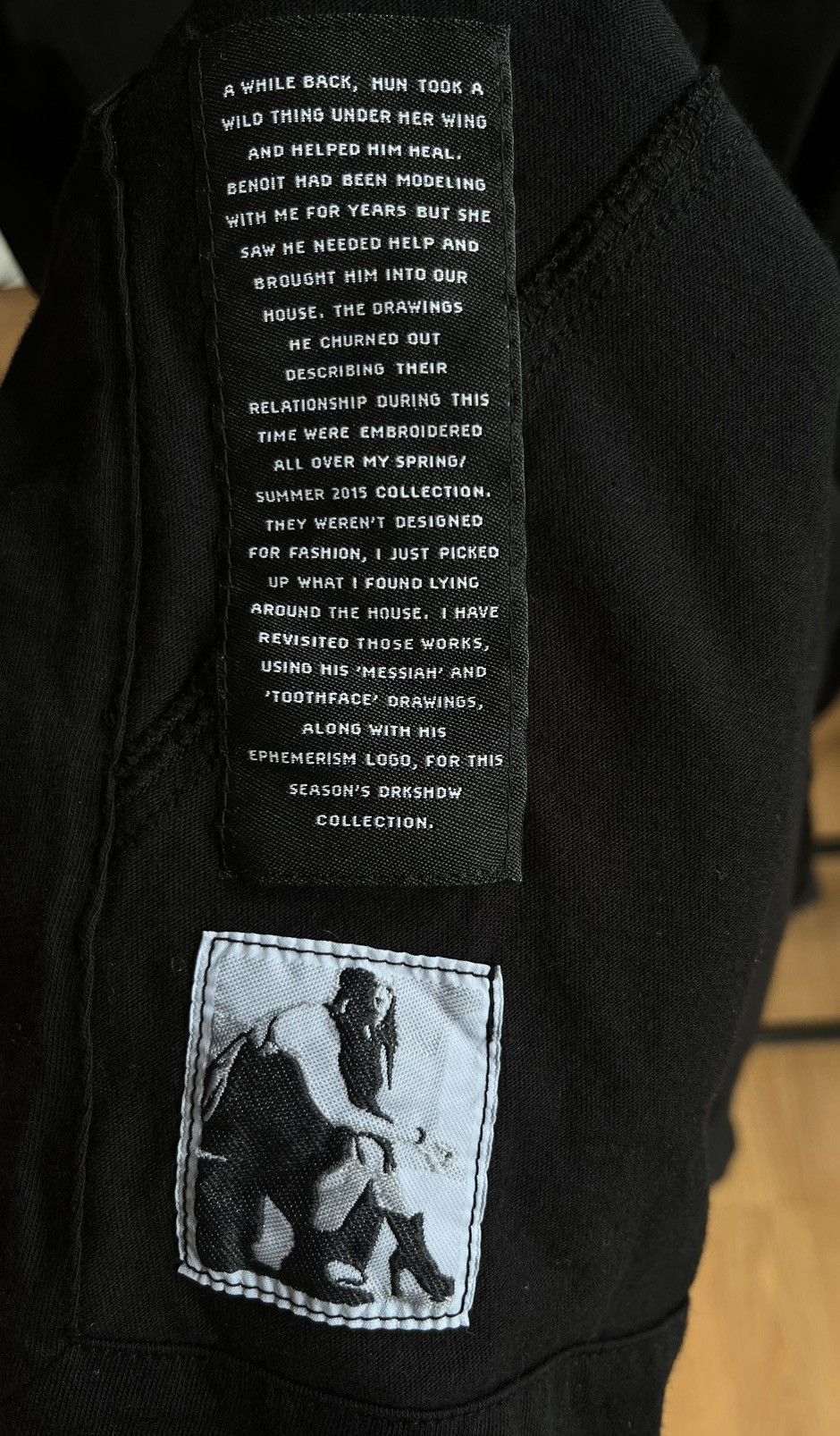 Rick Owens Drkshdw BNWT Black Toothface Print Long Sleeve T-Shirt Size US L / EU 52-54 / 3 - 4 Thumbnail