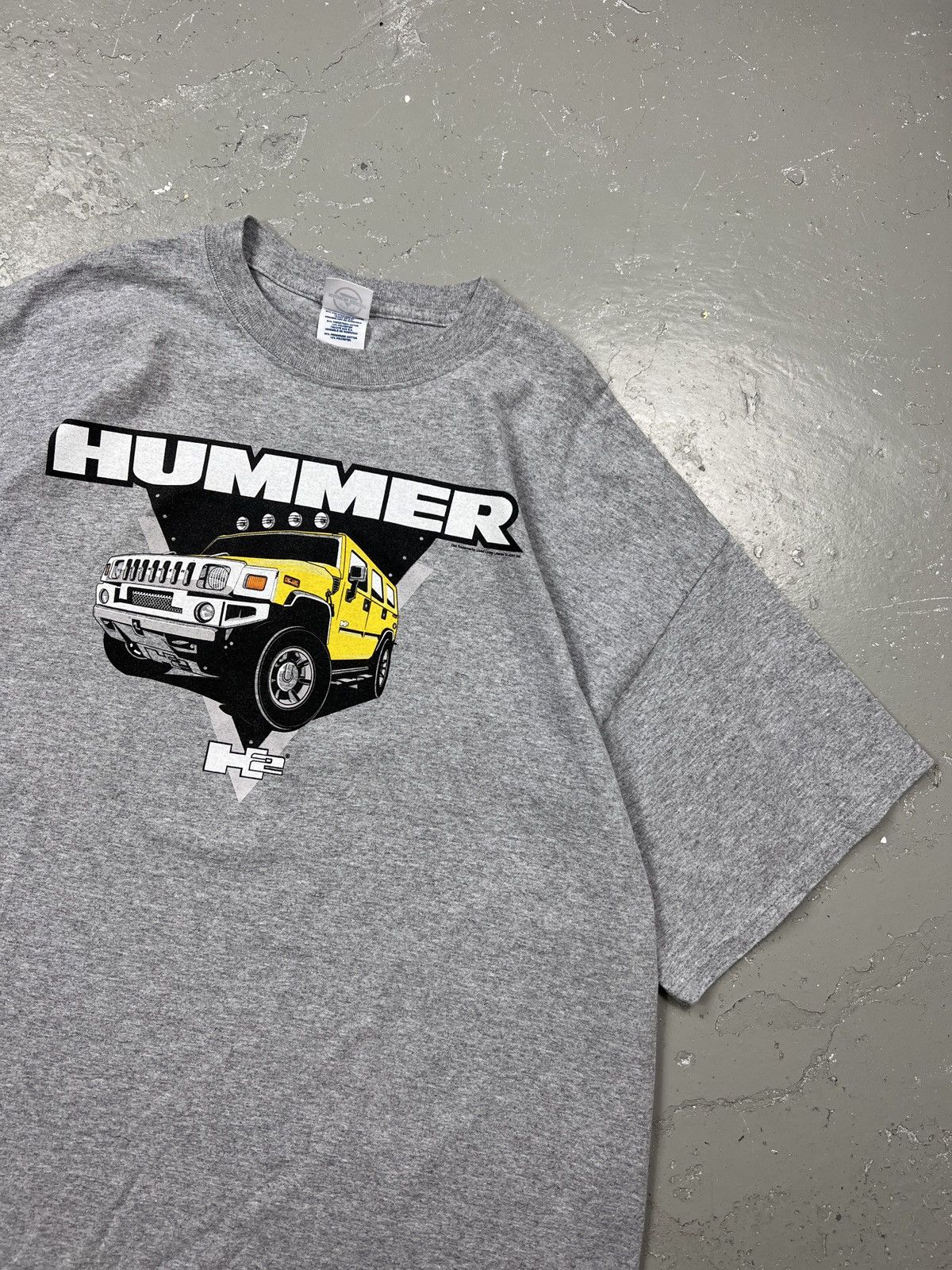 Vintage Hummer H2 Shirt Grey Yellow Size 2XL Size US XXL / EU 58 / 5 - 2 Thumbnail