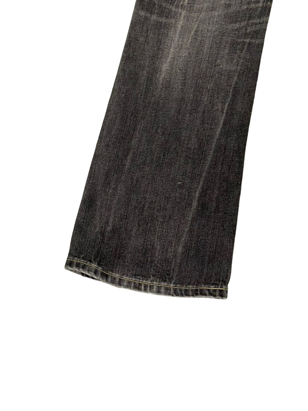 Japanese Brand Flare Jeans Wrangler Japan Distress Faded Boot Cut 6🟦1 Size US 29 - 14 Thumbnail