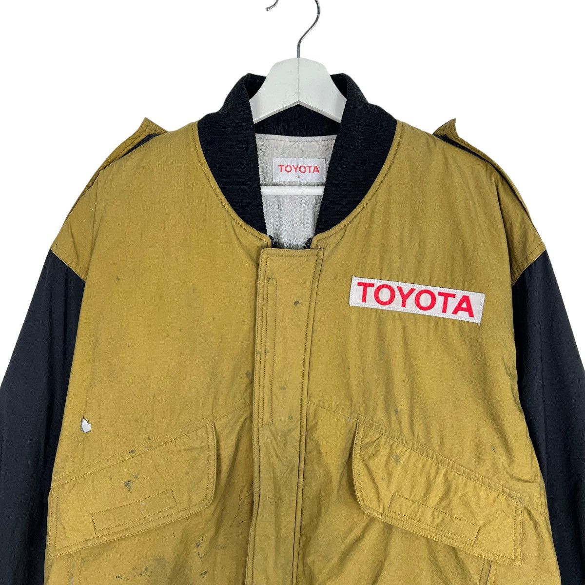 Japanese Brand 🔥 VINTAGE TOYOTA TRD RACING TEAM BOMBER JACKET Size US M / EU 48-50 / 2 - 3 Thumbnail