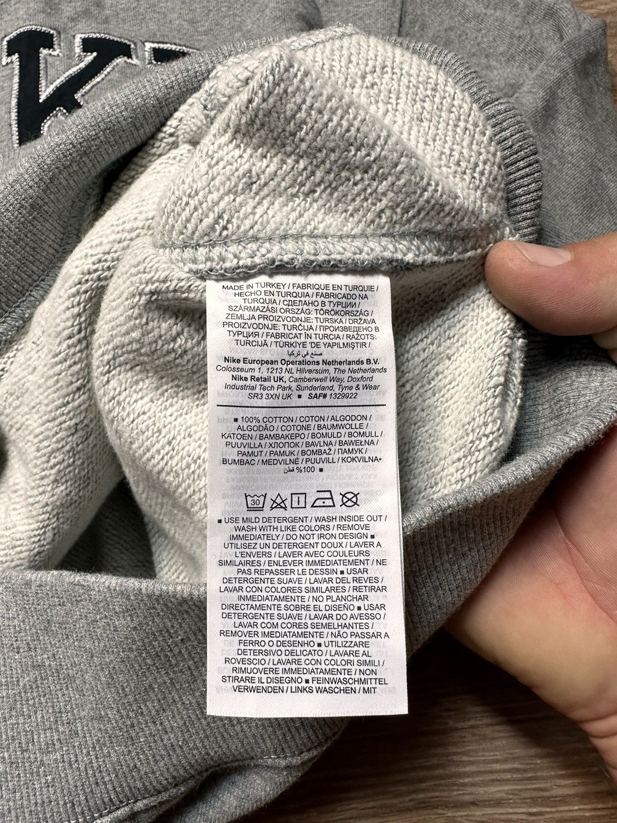 Nike × Nike ACG NIKE Y2K BIG SWOOSH EMBROIDERED MENS SWEATSHIRT DRILL Size US S / EU 44-46 / 1 - 5 Thumbnail
