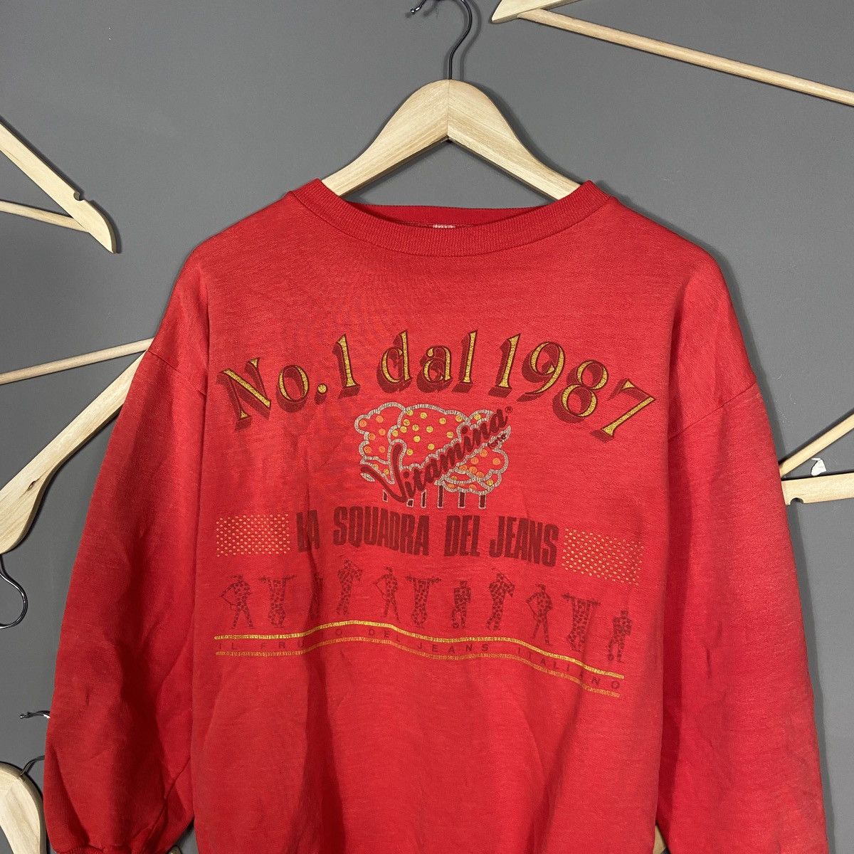 Vintage Vintage Vitamina forte No 1dall 1987 sweatshirt Size US M / EU 48-50 / 2 - 3 Thumbnail