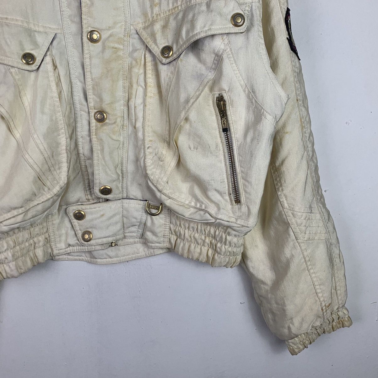 Asics × Vintage Killy Asics Hooded Bomber Jacket Rare Design Size US XXL / EU 58 / 5 - 6 Thumbnail
