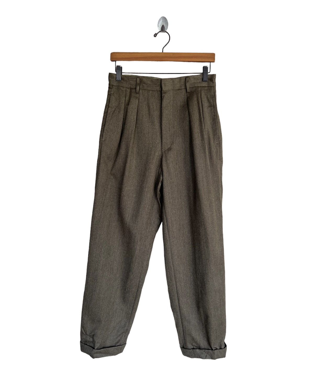 PPFM Peyton Palace For Men Wool Baggy Pant Size US 29 - 1 Thumbnail