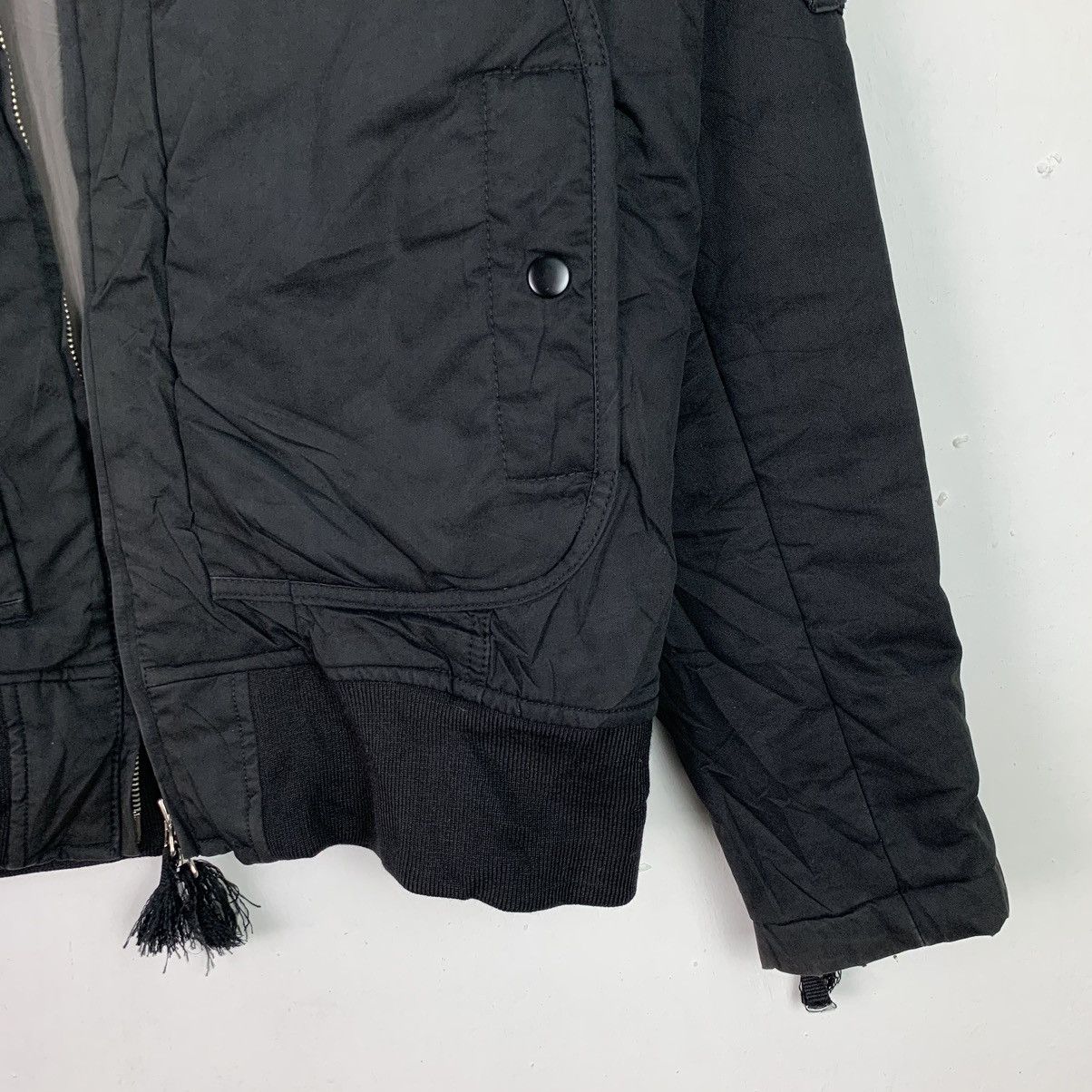 Japanese Brand × Vintage Japanese brand full zip bomber jacket Size US L / EU 52-54 / 3 - 6 Thumbnail