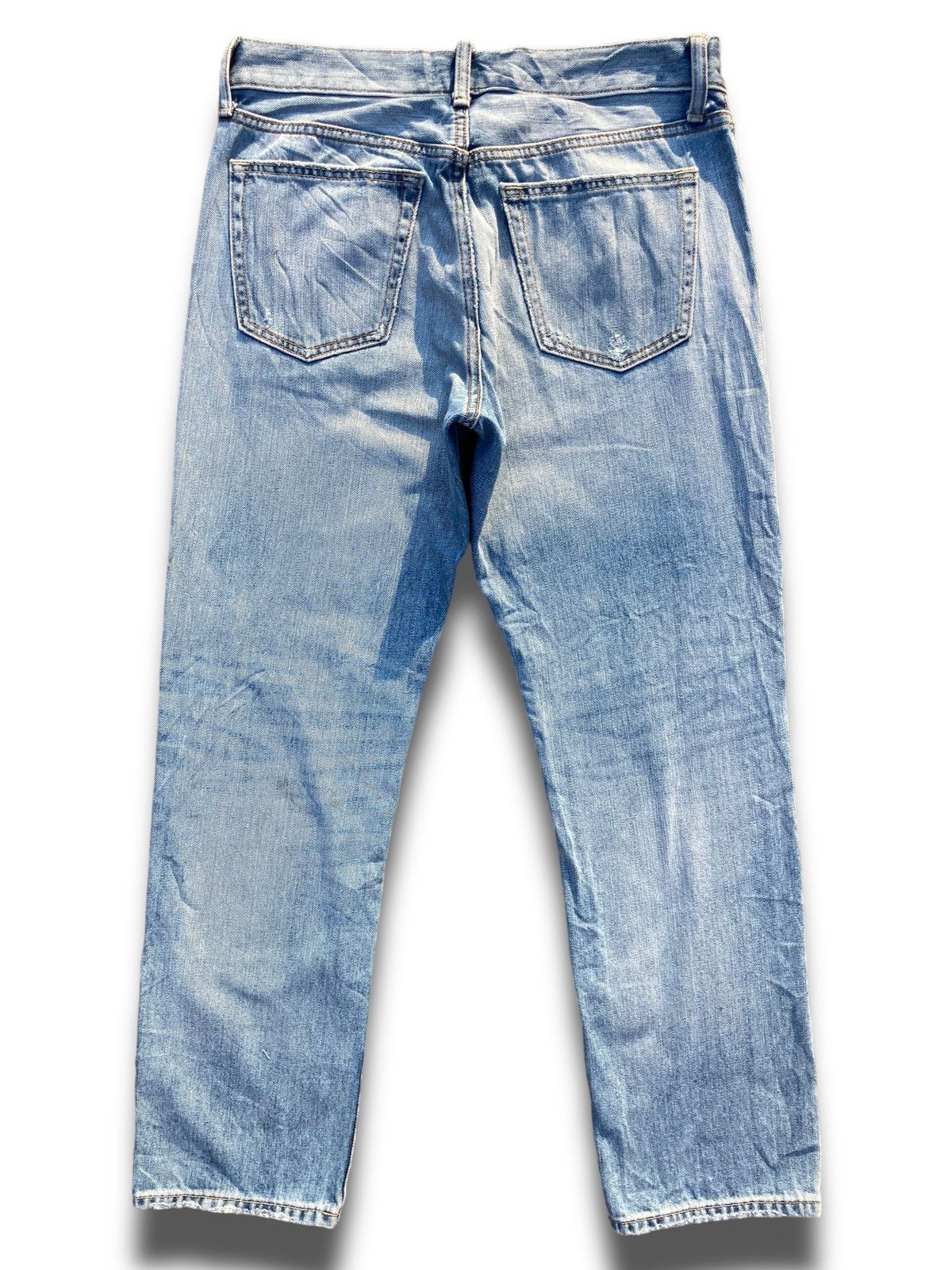 Uniqlo Vintage Y2K Jun Takahashi Straight Cut Jeans Size US 32 / EU 48 - 2 Thumbnail