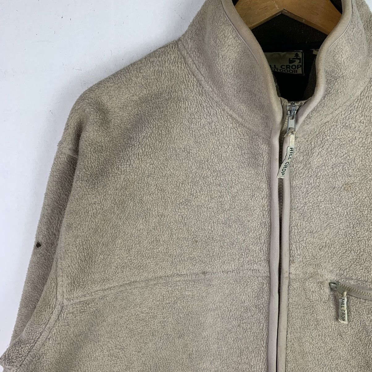Aran Isles Knitwear × Japanese Brand × Vintage 🌸Rare🌸Hill Crop Full Zipper Fleece Size US XL / EU 56 / 4 - 3 Thumbnail