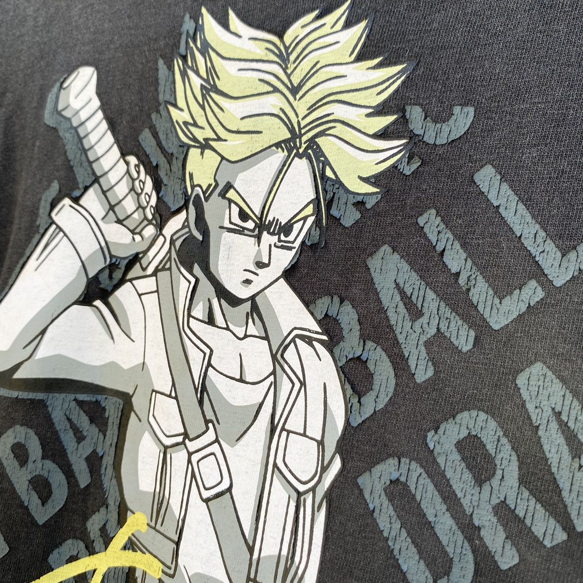Anime Thrashed Faded Trunks Dragon Ball Anime ERD GRUNGE Tee Size US M / EU 48-50 / 2 - 8 Thumbnail