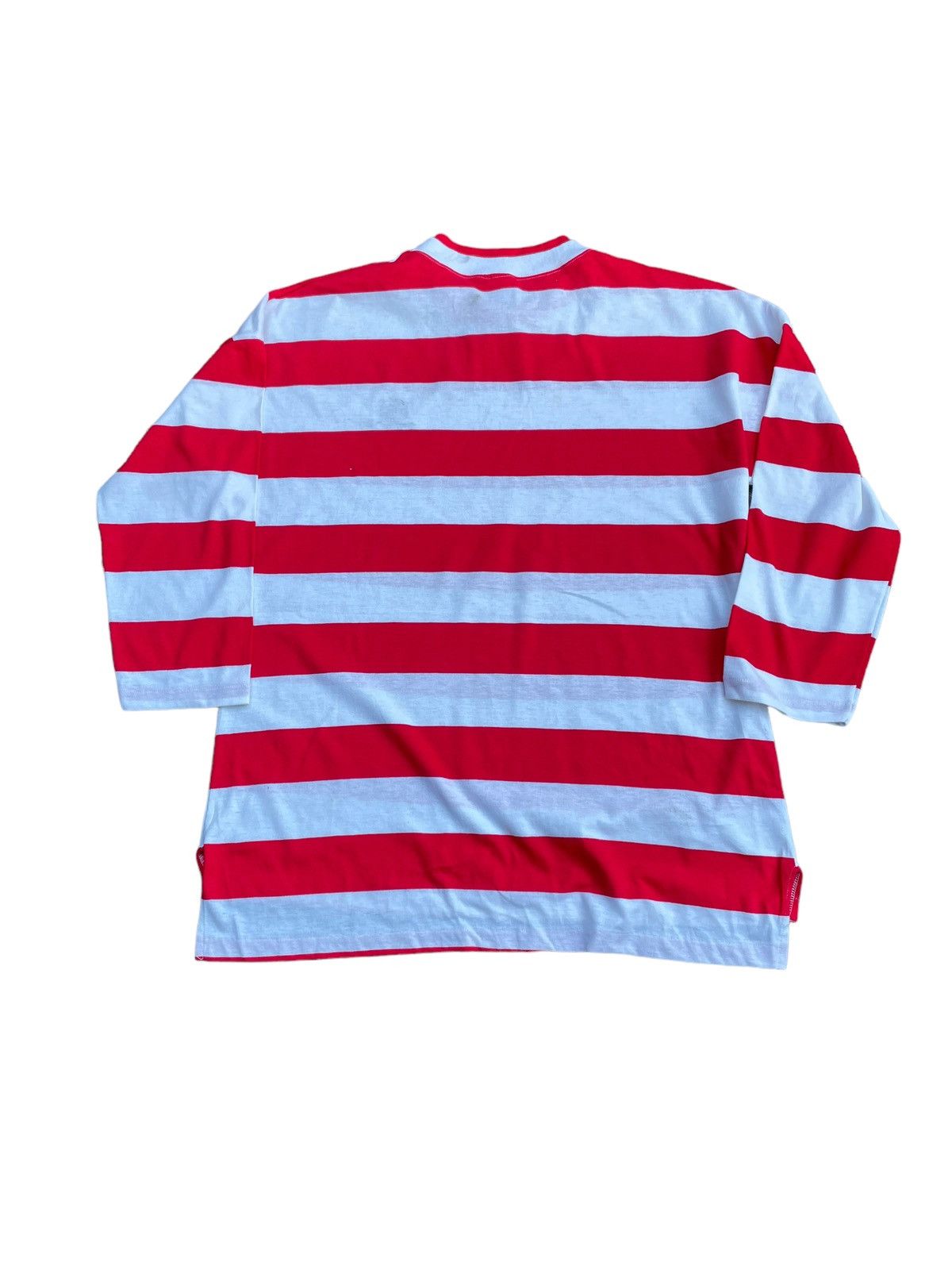 Disney Vintage Mickey Mouse 3 Quater Stripes Tshirt Size US XL / EU 56 / 4 - 7 Thumbnail