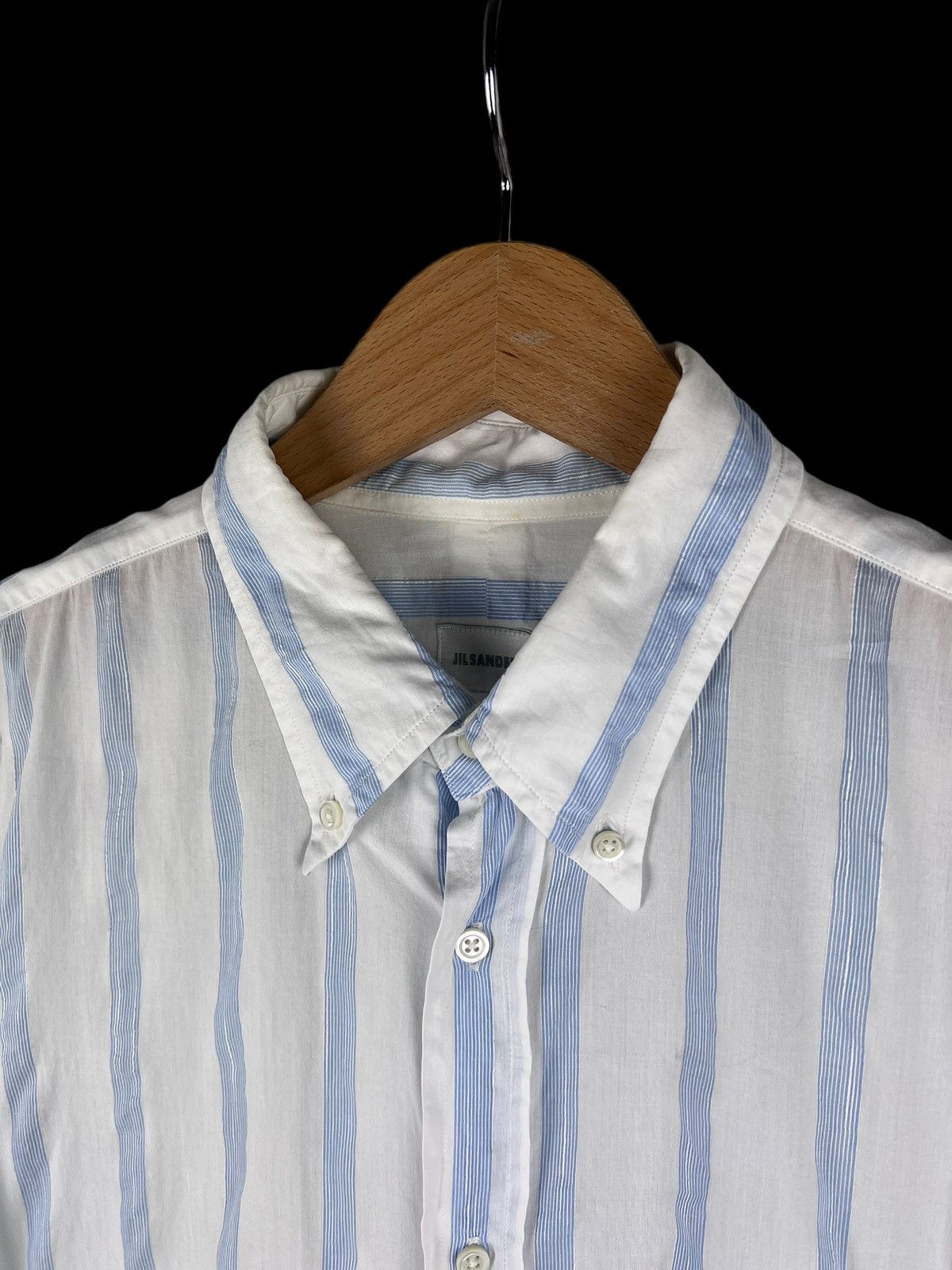Jil Sander Jill Sander Stripes Button Up Shirt Size US S / EU 44-46 / 1 - 5 Thumbnail