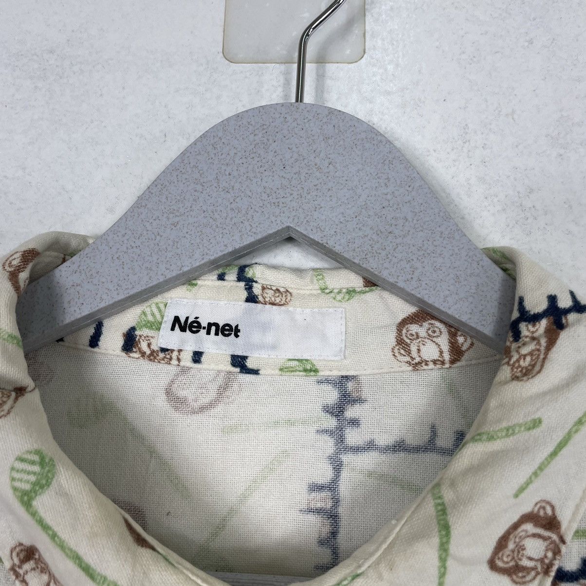Issey Miyake × Japanese Brand × Ne-Net 🔥NENET JAPAN SLEEP PYJAMAS BUTTON SHIRT Size L / US 10 / IT 46 - 7 Thumbnail
