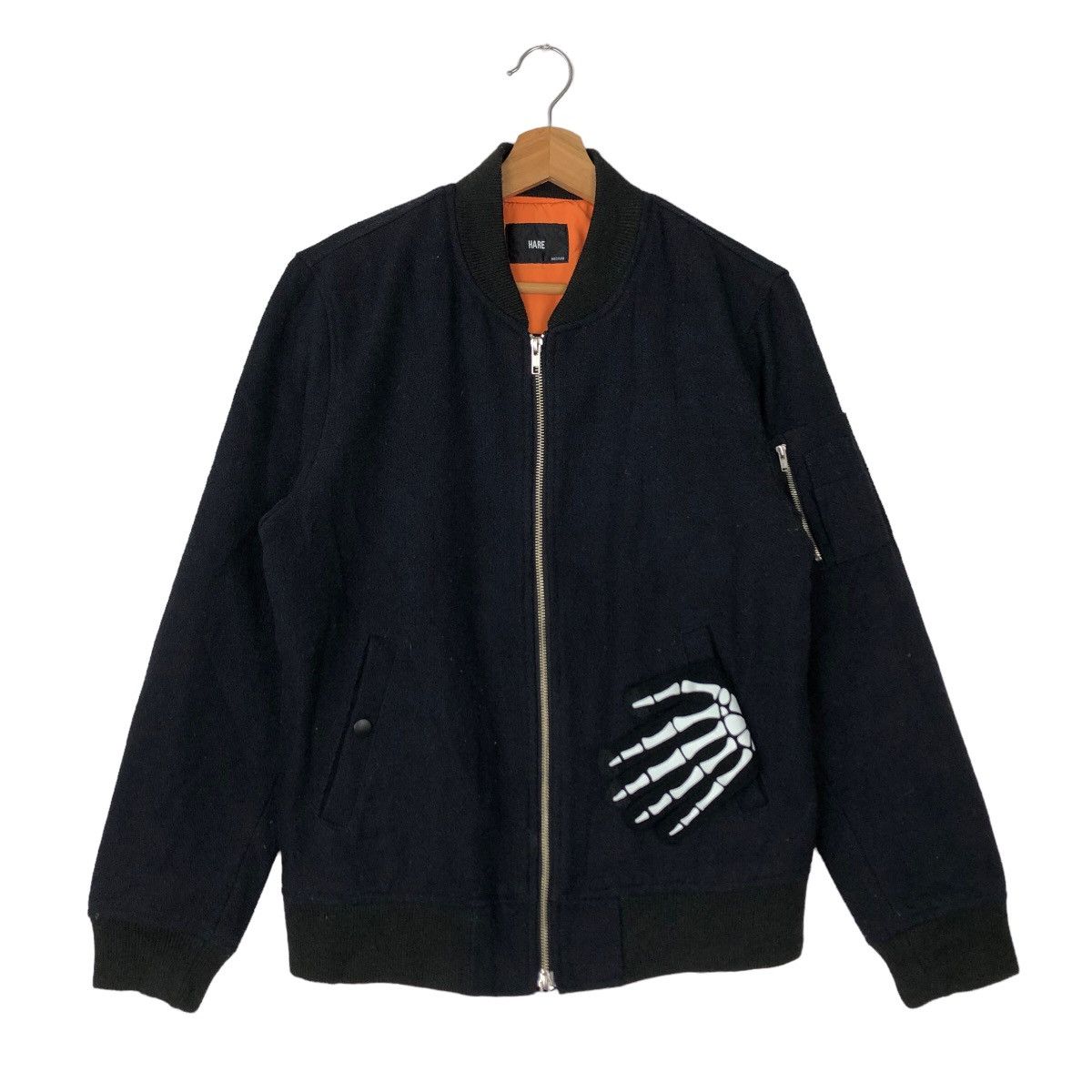 Japanese Brand VINTAGE BOMBER JACKET HARE INSPIRED ISSEY MIYAKE JAPAN Size US M / EU 48-50 / 2 - 1 Thumbnail