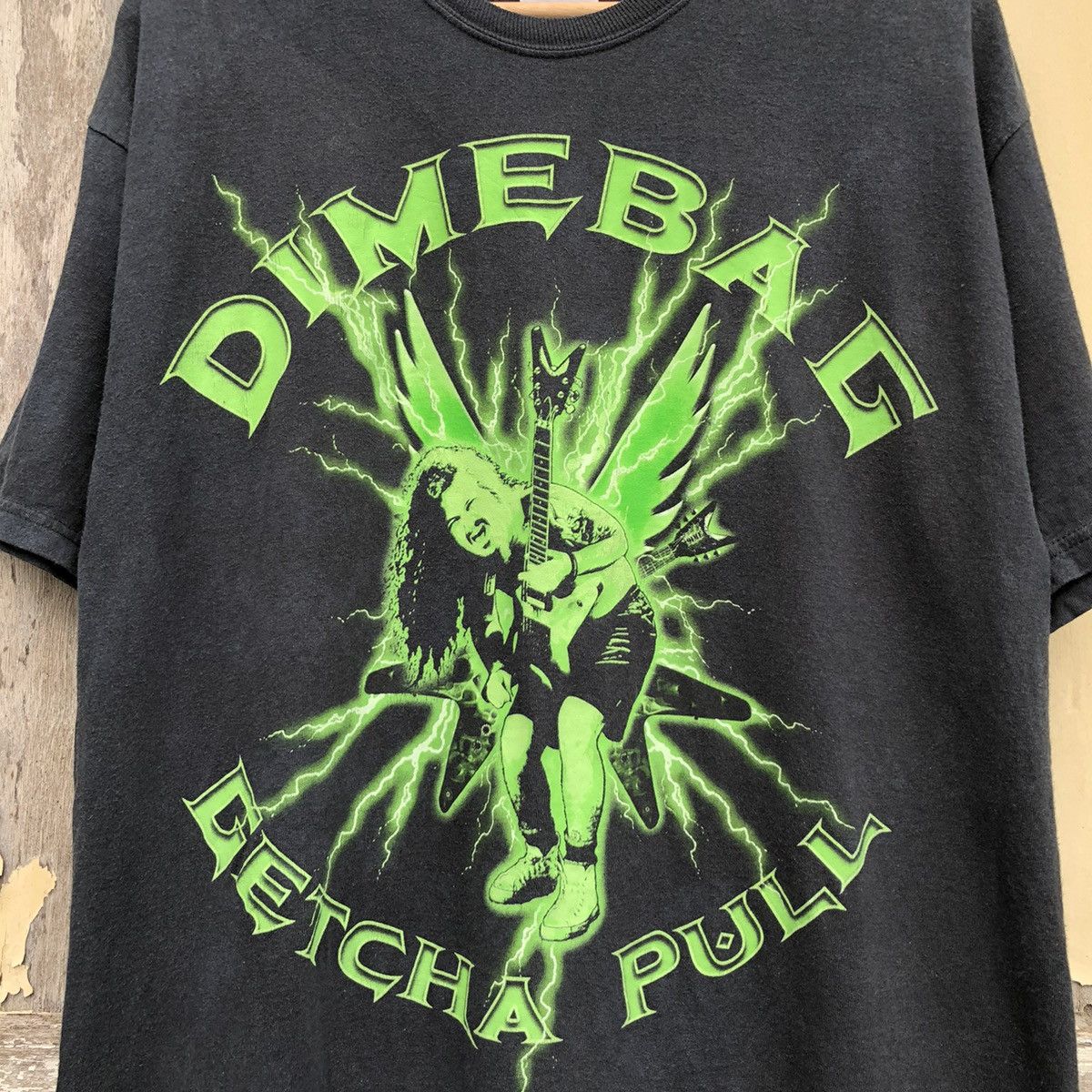 Band Tees Vintage y2k Sunfaded Pantera DIMEBAG GETCHA PULL Size US L / EU 52-54 / 3 - 4 Thumbnail