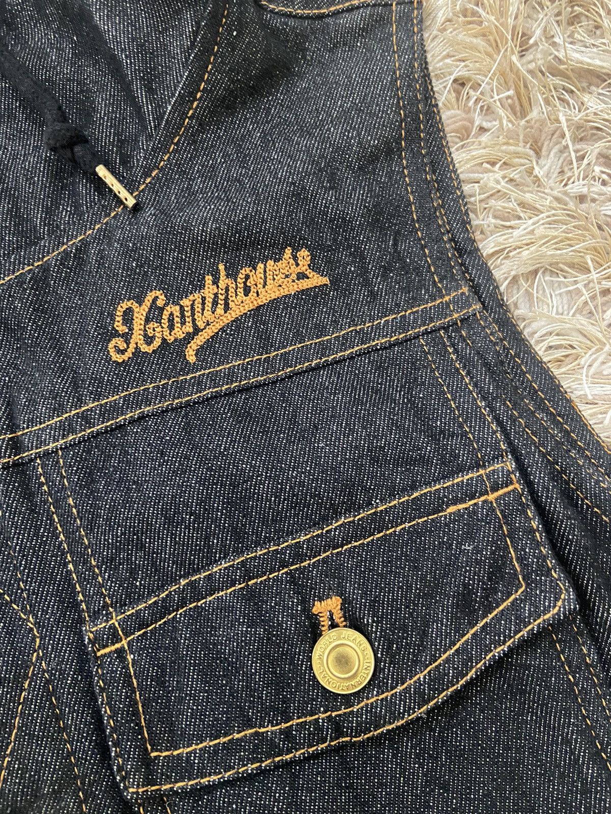 Japanese Brand Xanthous Denim Blue Stylish Jacket Size M / US 6-8 / IT 42-44 - 4 Thumbnail