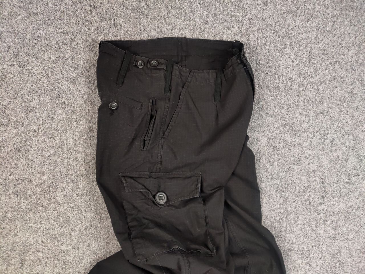 Japanese Brand Vintage Combat Clothing Black Ripstop Military Cargo Pants Size US 30 / EU 46 - 17 Thumbnail
