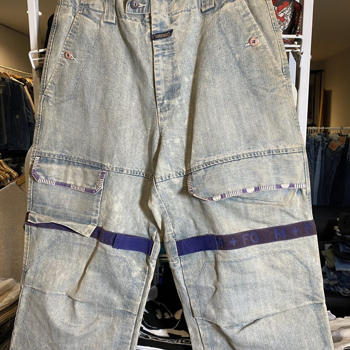 Marithe + Francois Girbaud Marithe Francois Girbaud Bondage Denim Pants Size US 34 / EU 50 - 13 Thumbnail