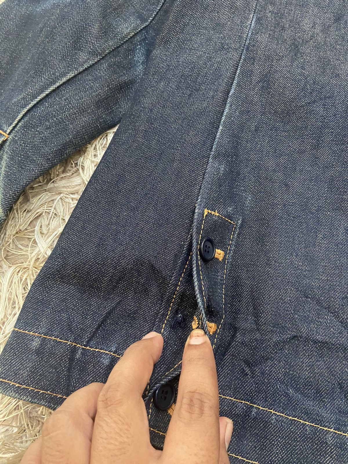 Other Bulle De Savon Japanese Brand Raw Denim Jacket Size M / US 6-8 / IT 42-44 - 9 Thumbnail