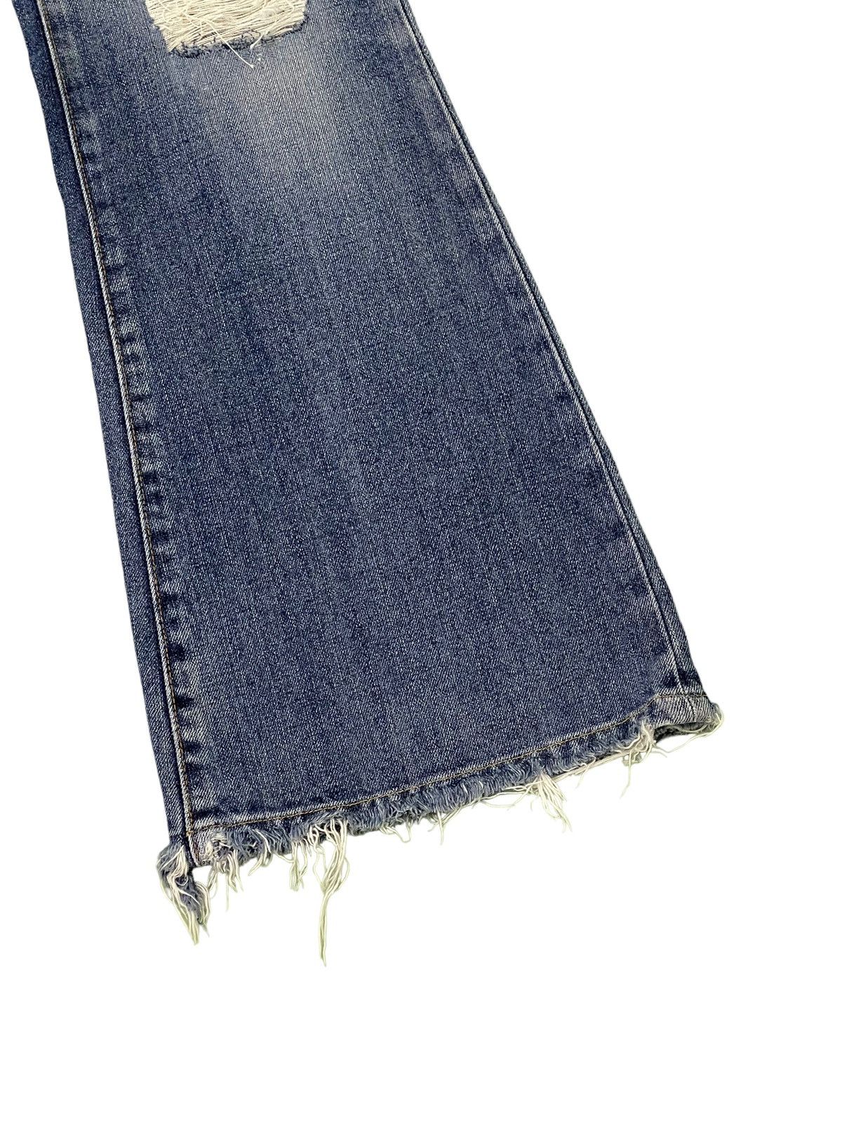 Japanese Brand Flare Jeans Vtg Wrangler Japan Distress Bell Bottom 6🟦0 Size US 30 / EU 46 - 4 Thumbnail