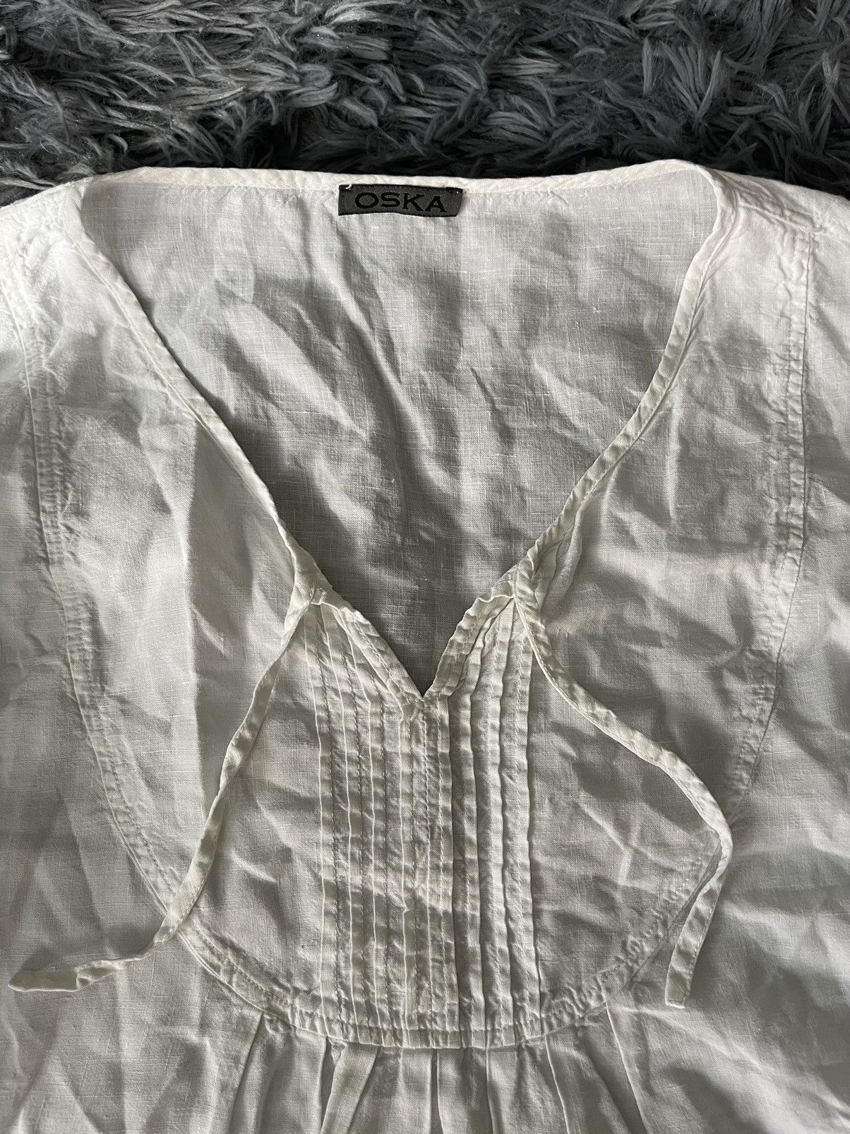 Other Oska 100% linen avant garde mini dress Size S / US 4 / IT 40 - 2 Thumbnail