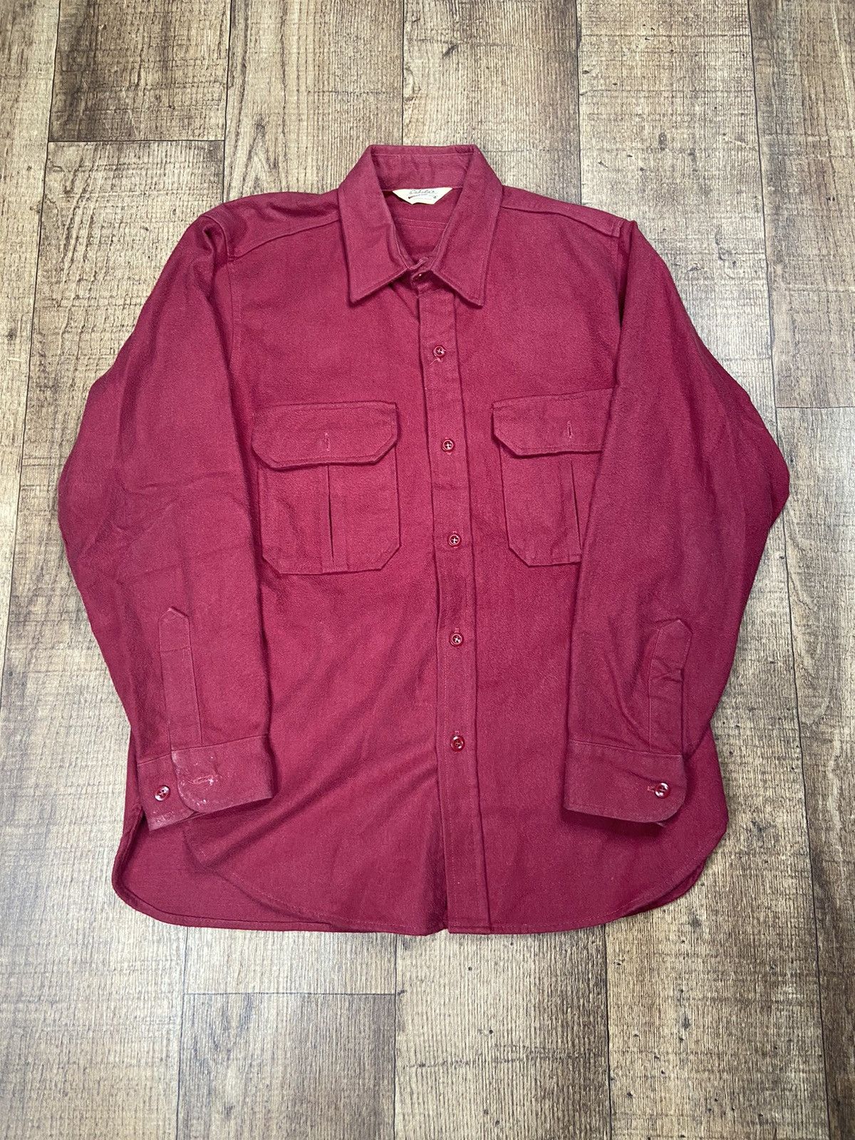 Cabelas Crazy Vintage 80’s 90’s Heavy Weight Flannel Style Shirt XL Size US XL / EU 56 / 4 - 1 Thumbnail