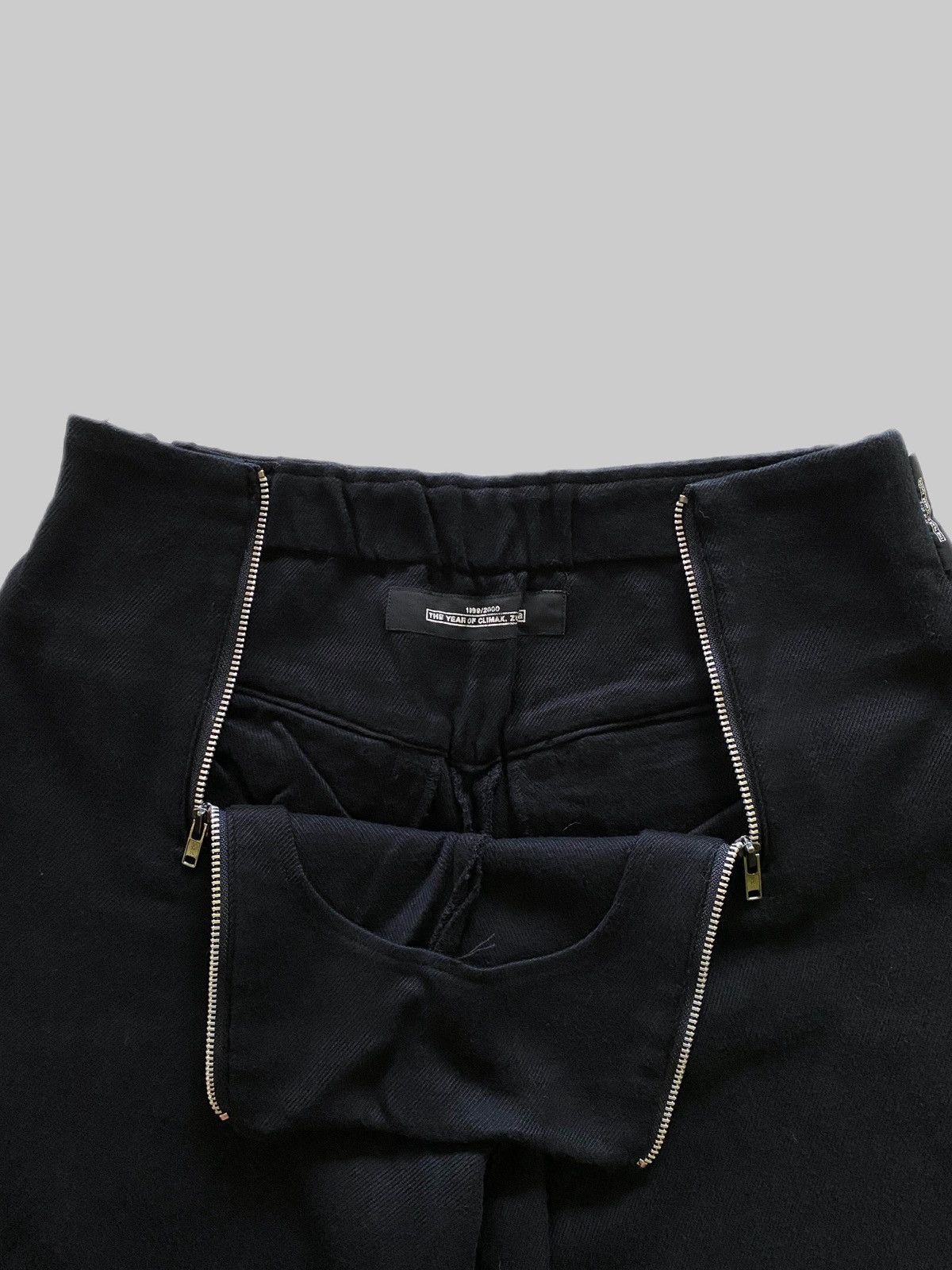 CABANE de ZUCCa ARCHIVES❗️ Vintage 99-00 Fast Zipper Pants Size US 30 / EU 46 - 7 Thumbnail