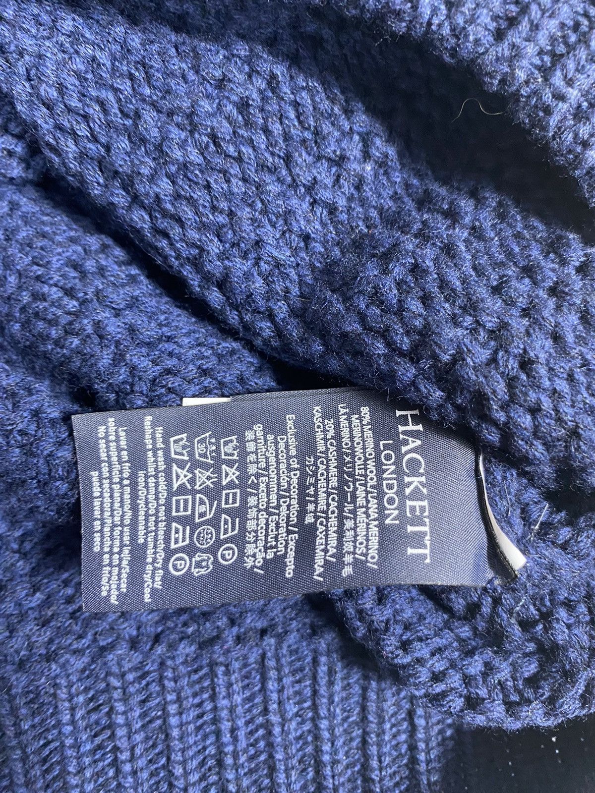 Hackett Hackett wool knit sweater size XXL(fits L-XL) Size US XXL / EU 58 / 5 - 4 Thumbnail