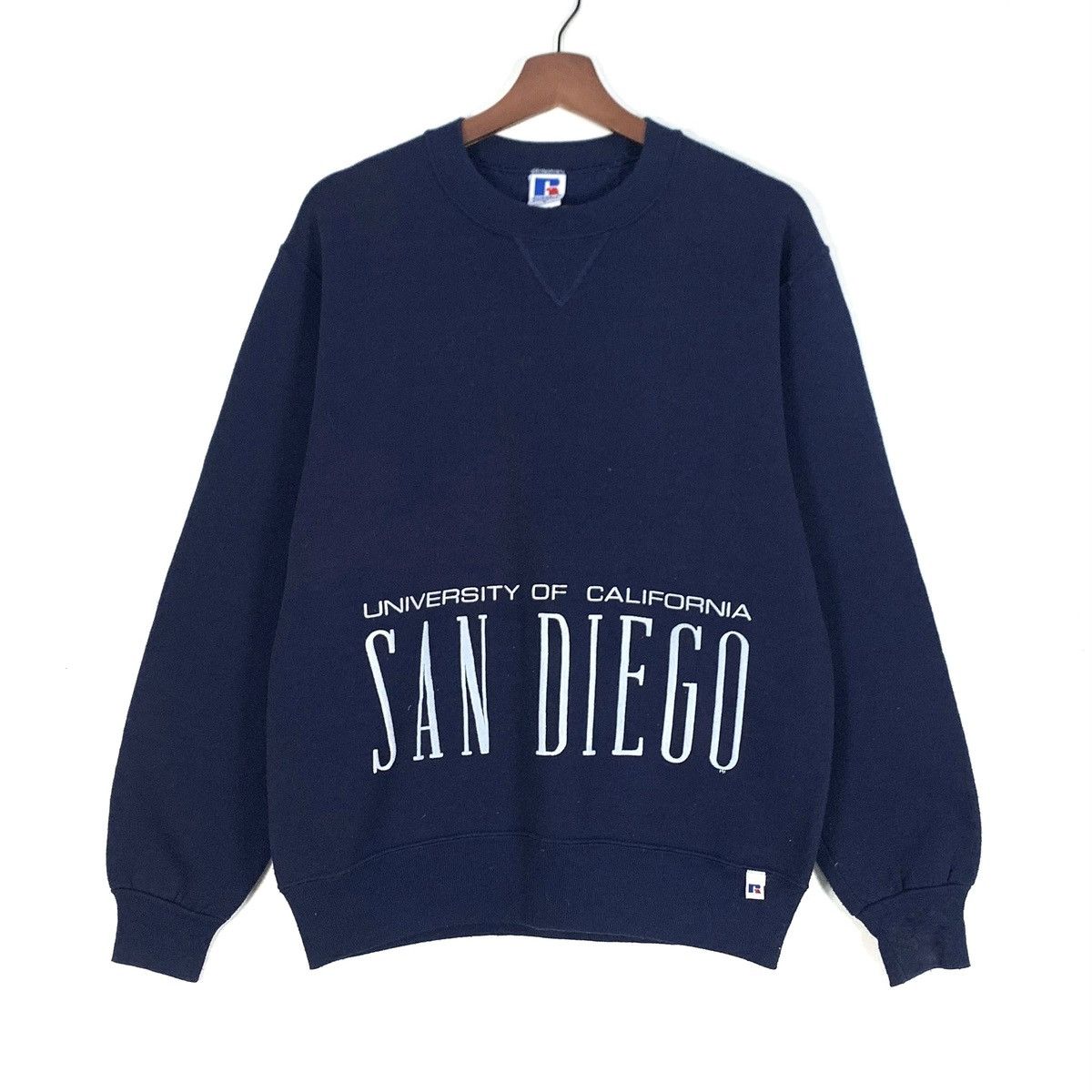 Russell Athletic Vintage 90s Russel University California San Diego Sweatshir Size US S / EU 44-46 / 1 - 1 Thumbnail