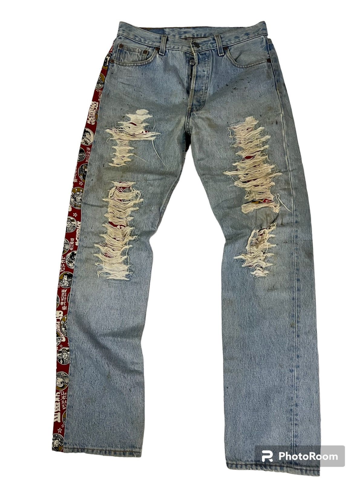 If Six Was Nine × Levi's LAST DROP 🔥Vintage 90’s Levis 501 Distressed Denim Jeans Size US 30 / EU 46 - 1 Thumbnail