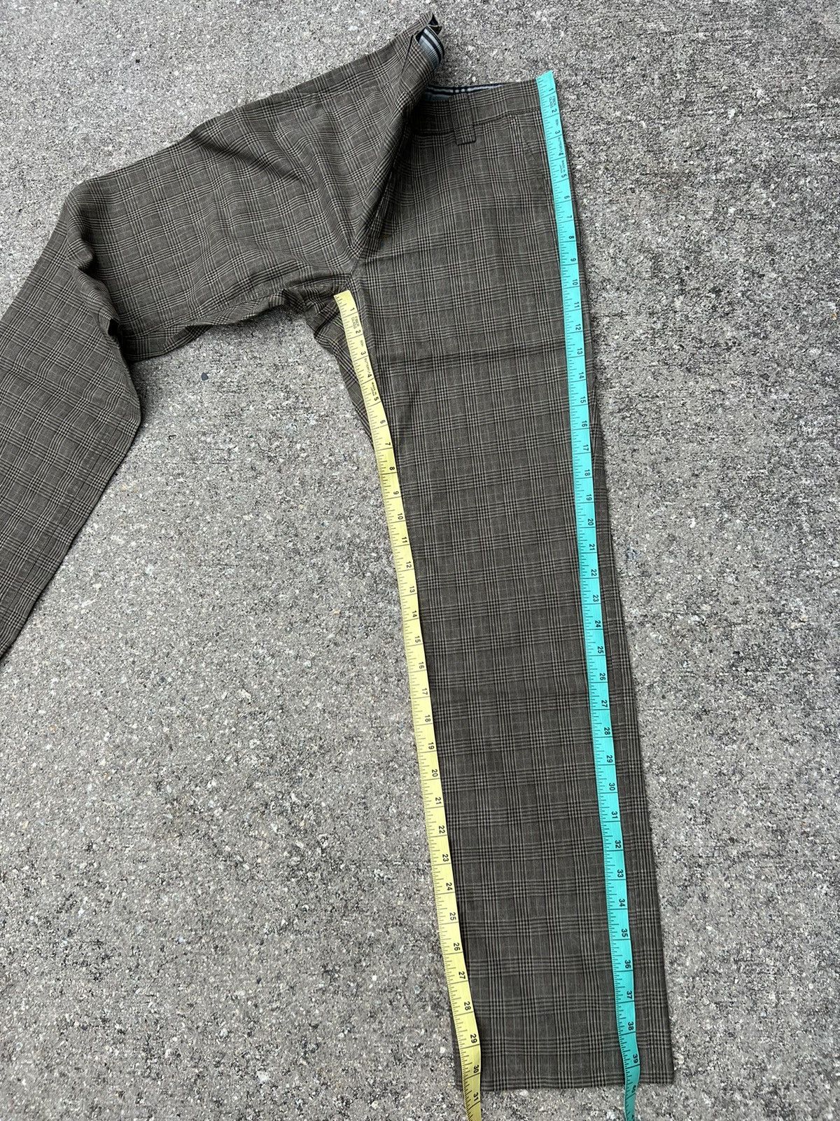 Paul Smith Vintage Paul Smith Checkered Waxed Trouser Pant Size US 30 / EU 46 - 4 Thumbnail