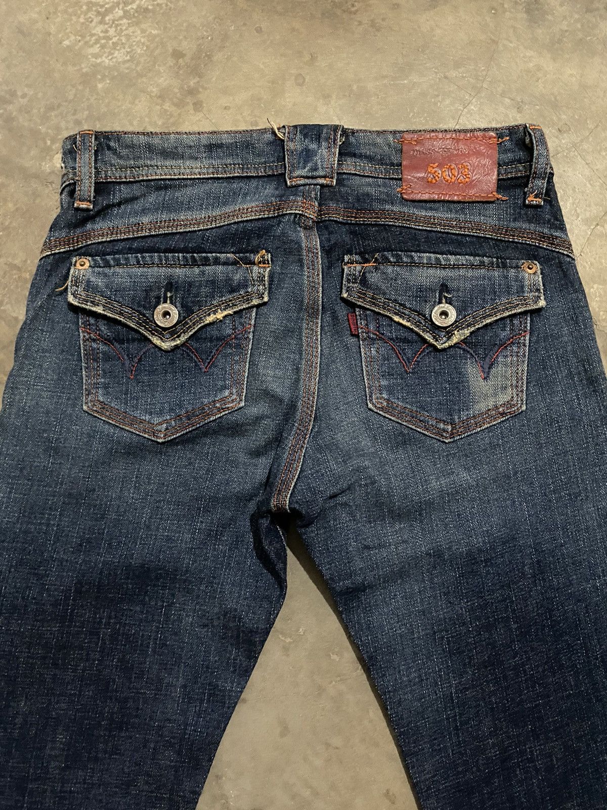 Edwin × Hysteric Glamour × Tornado Mart Flare Jeans Miss Edwin 503 53371S Flared Jeans Size 28" / US 6 / IT 42 - 4 Thumbnail