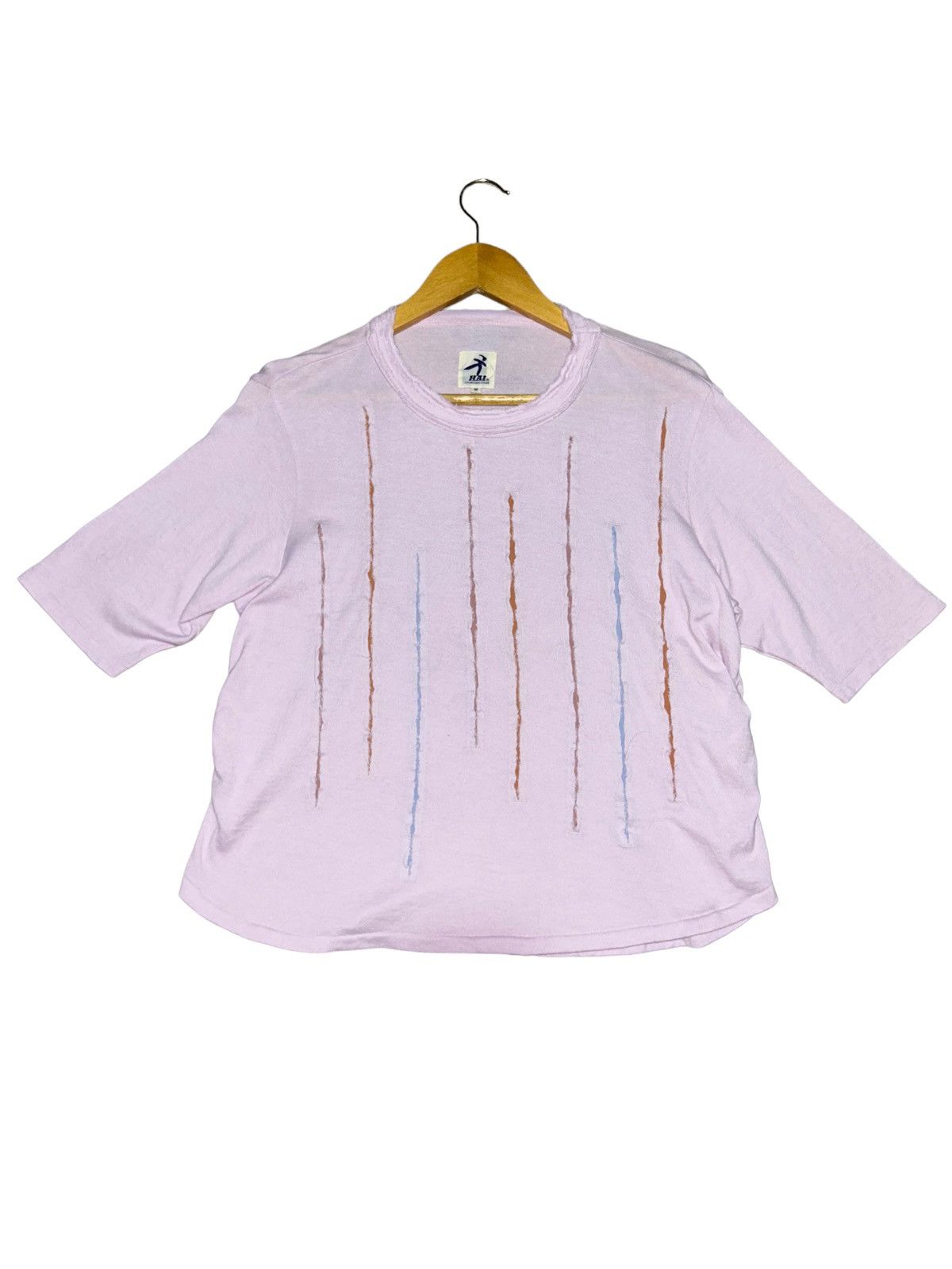 Hai Sporting Gear × Issey Miyake × Vintage Issey Miyake HAI Sporting Gear Crop Tops Slice Design Size M / US 6-8 / IT 42-44 - 1 Thumbnail
