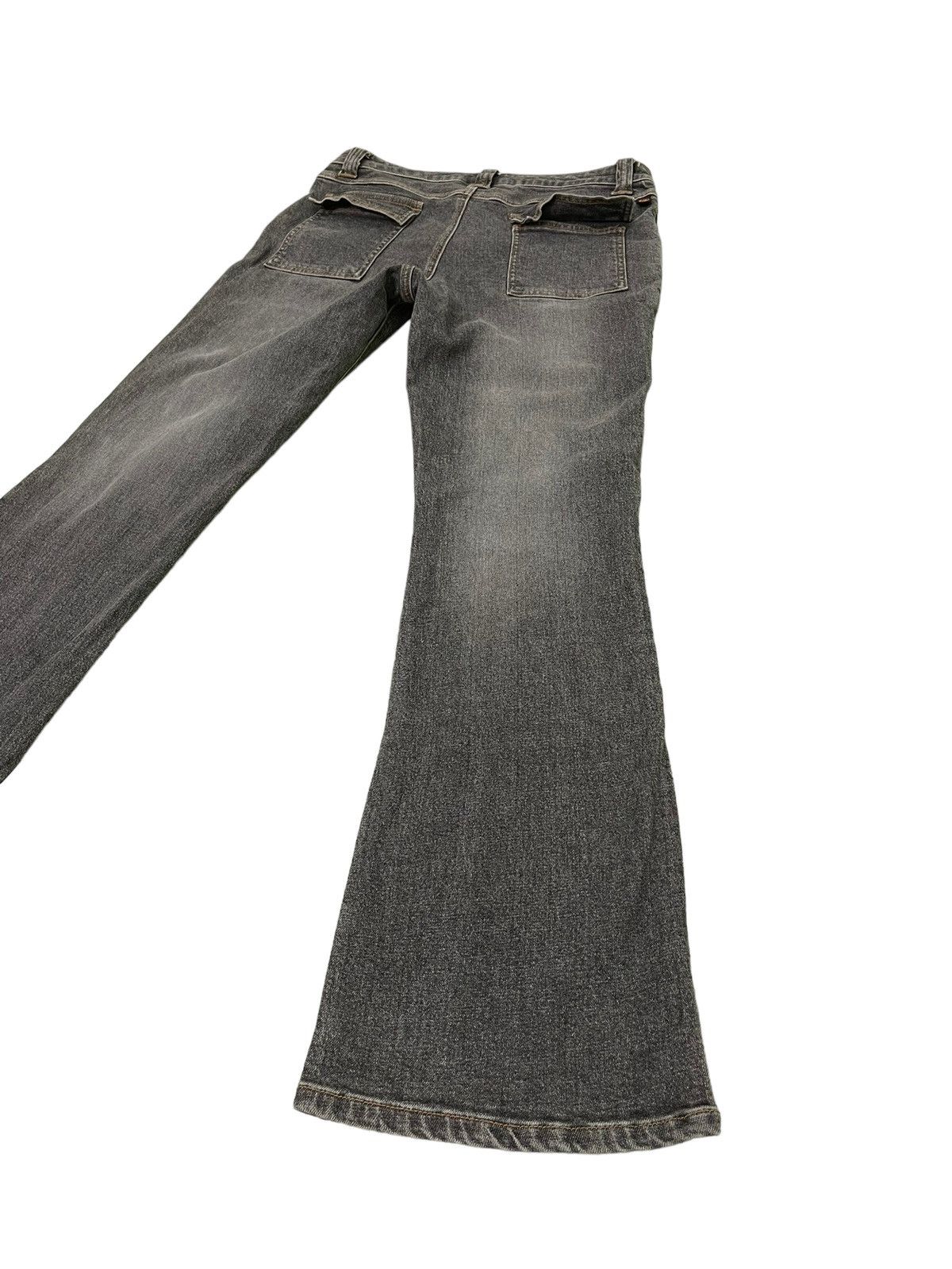 Japanese Brand Flare Skinny Jeans Daily Topic Distres Stretch Boot Cut 6🟦1 Size US 31 - 13 Thumbnail