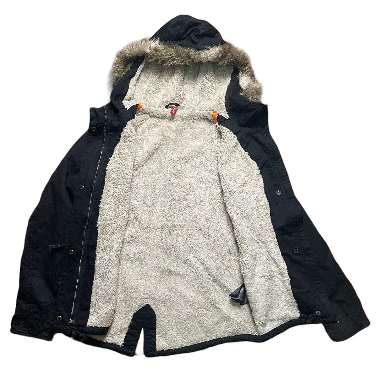 H&M H&M Lined-Sherpa / Fleece Hooded Jacket Size US M / EU 48-50 / 2 - 3 Thumbnail