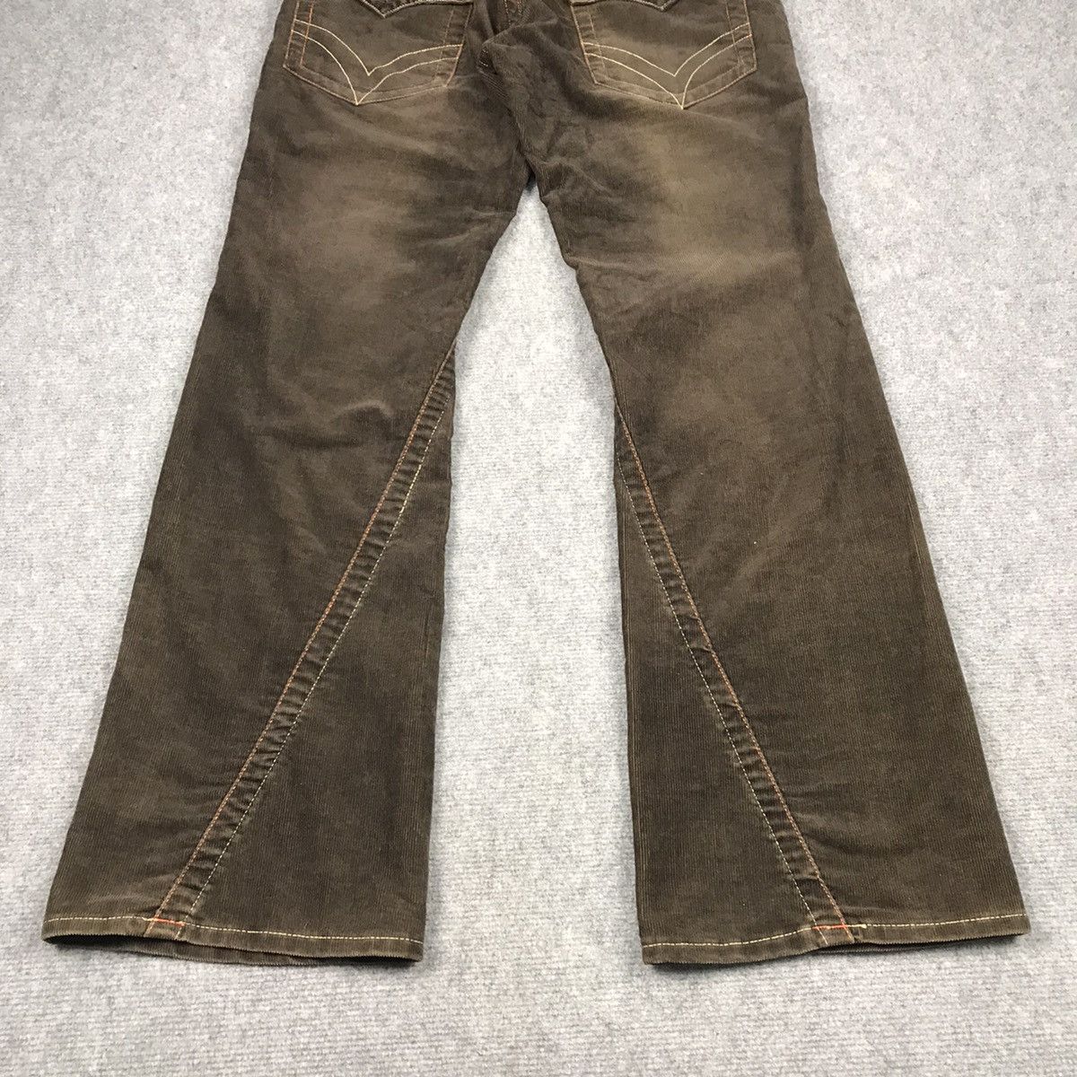Japanese Brand FLARED CORDUROY🔥JUN MEN BROWN BOOTCUT PANTS Size US 30 / EU 46 - 11 Thumbnail