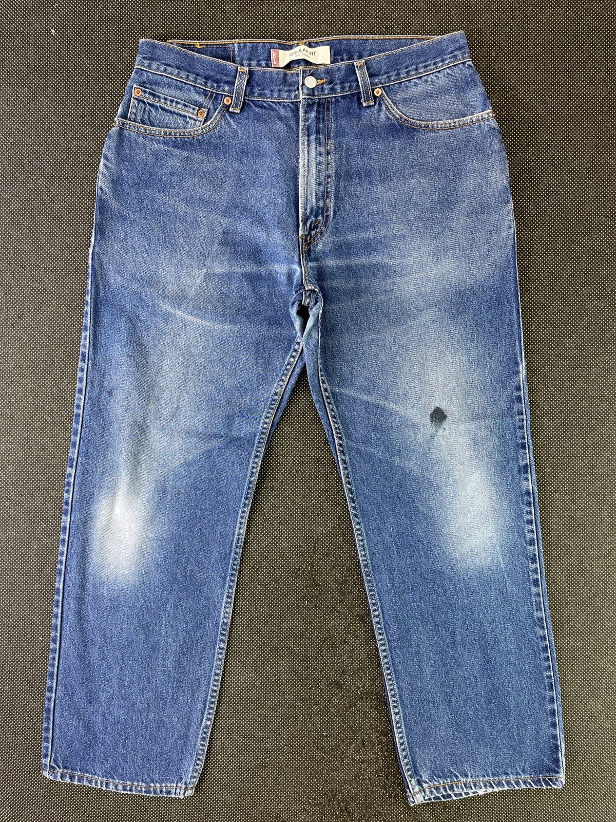 Levi's Vintage Levis 505 Stone Wash Jeans 35 x 30 - J330 Size US 35 - 1 Thumbnail