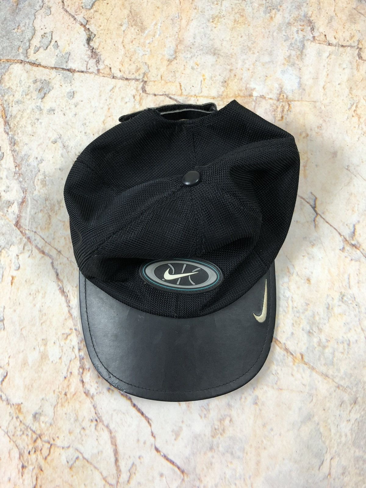 Nike × Vintage Nike vintage big logo nylon hat cap Size ONE SIZE - 1 Thumbnail