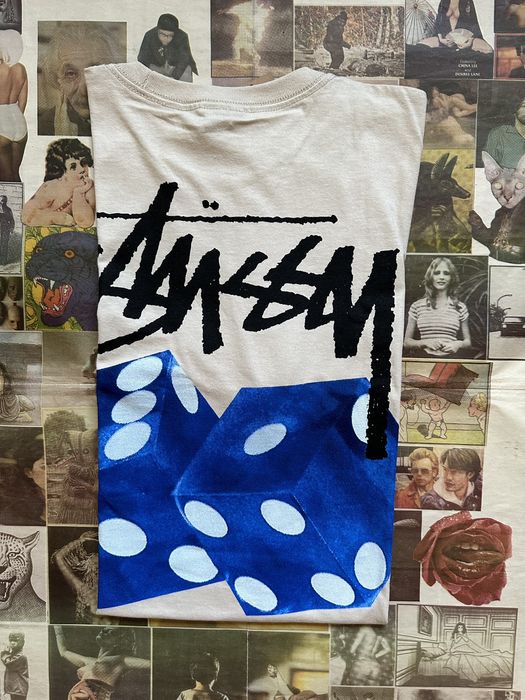 Stussy Stussy diced out tee smoke SS23 | Grailed