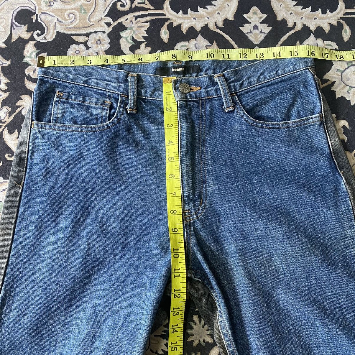 Beams Plus Japanese Brand Beams Hybrid Two Tone Denim Jeans Size US 31 - 19 Thumbnail