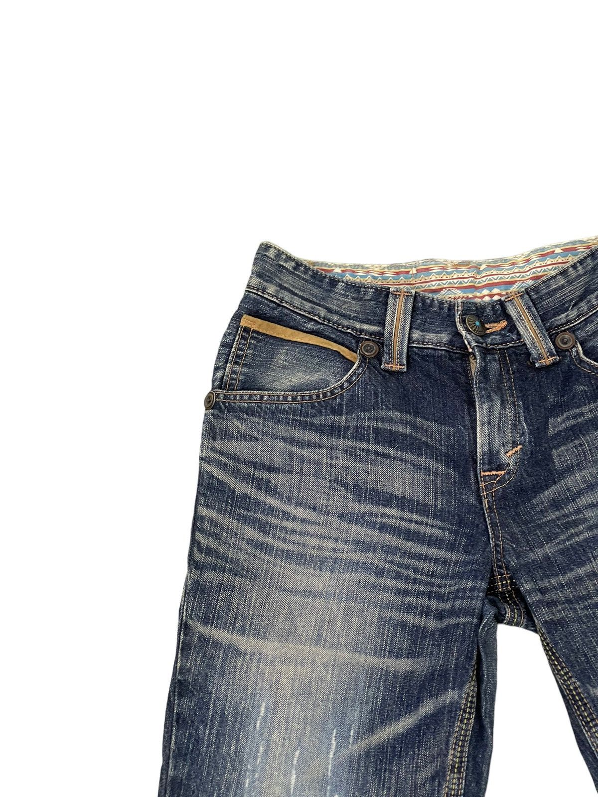 Edwin Flare Jeans Edwin Japan Distress Faded Boot Cut 6🟦0 Size US 28 / EU 44 - 8 Thumbnail