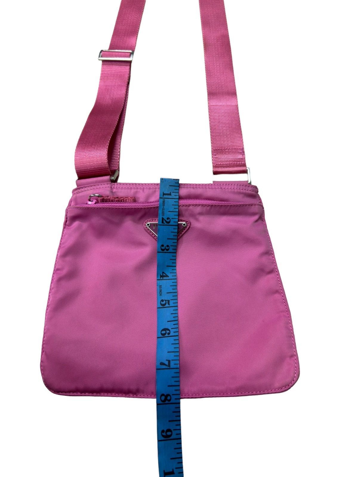 Prada × Vintage AUTHENTIC VINTAGE PRADA PINK NYLON MINI CROSSBODY BAG Size ONE SIZE - 11 Thumbnail