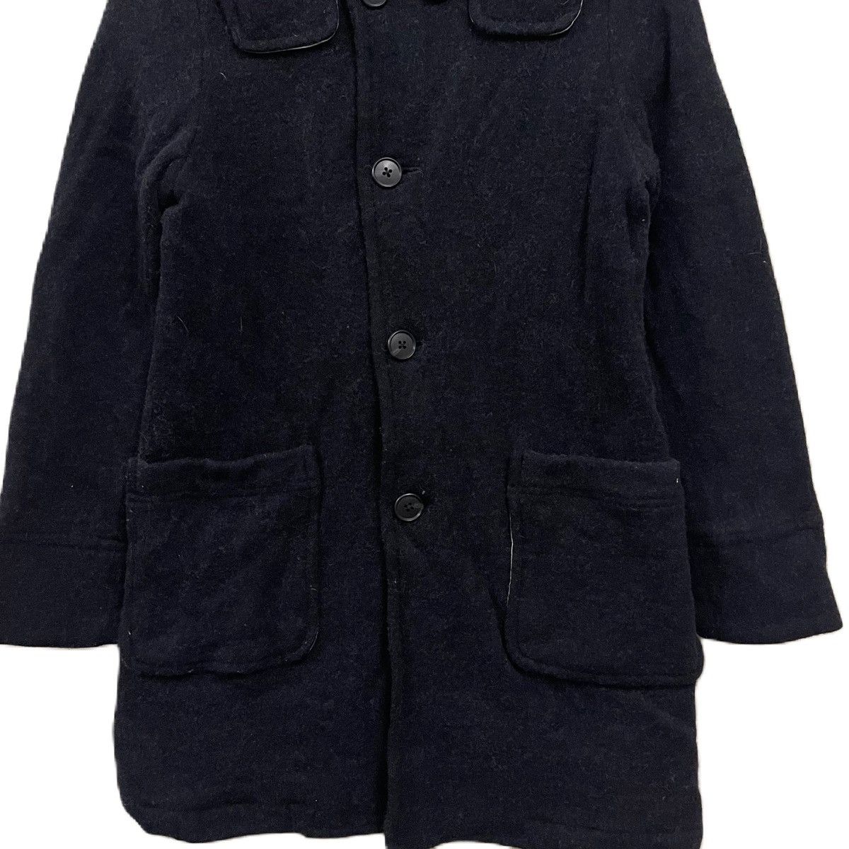 Japanese Brand Marinero by quadro wool coat jacket hoodie Size S / US 4 / IT 40 - 5 Thumbnail