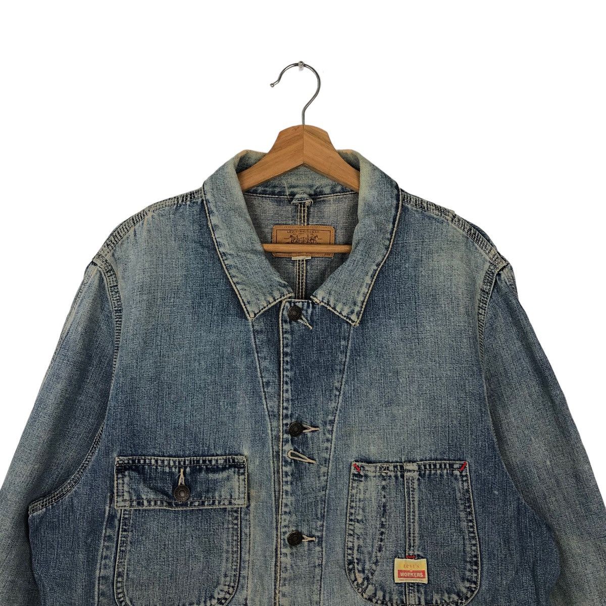 Levi's VINTAGE HIKORY CHORE DENIM WORKER JACKET LEVI’S Size US M / EU 48-50 / 2 - 2 Thumbnail