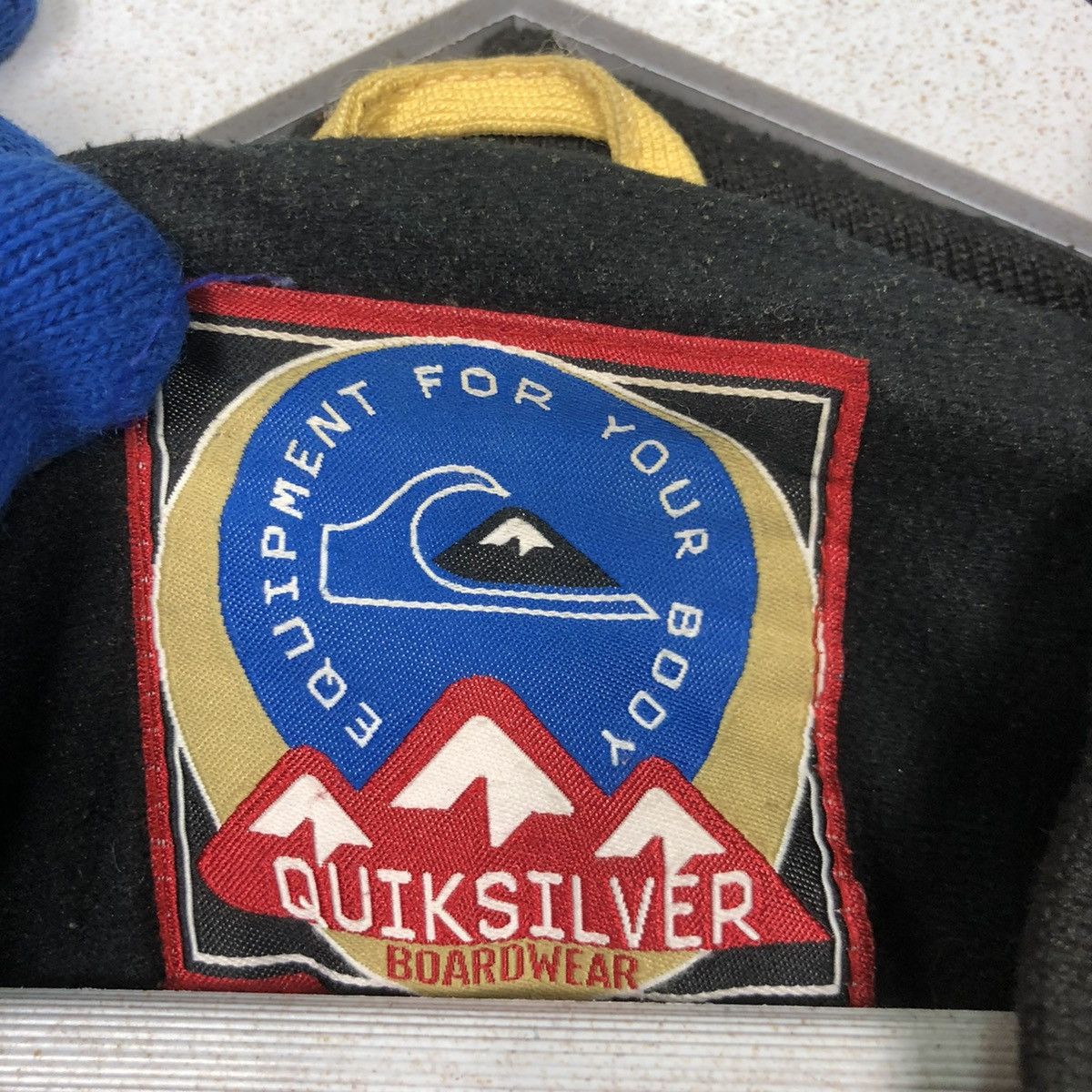 Quiksilver × Vintage 💥Y2K QUIKSILVER SNOWBOARD ZIPPER CANVAS JACKET Size US L / EU 52-54 / 3 - 9 Thumbnail