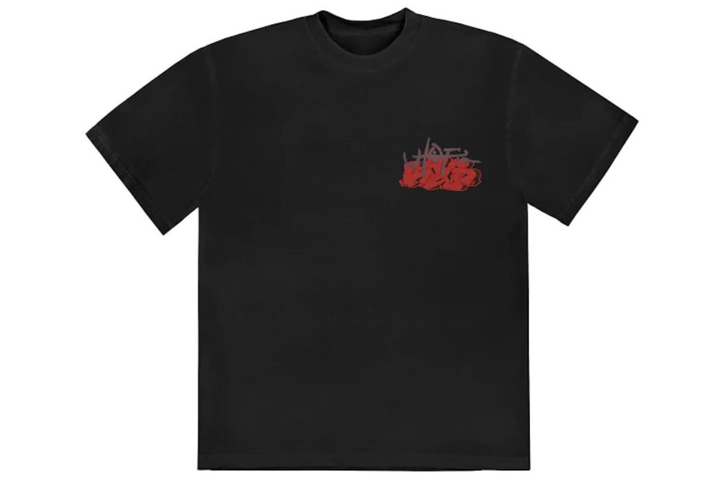 Travis Scott Travis Scott x Kaws Utopia Tee Black | Grailed