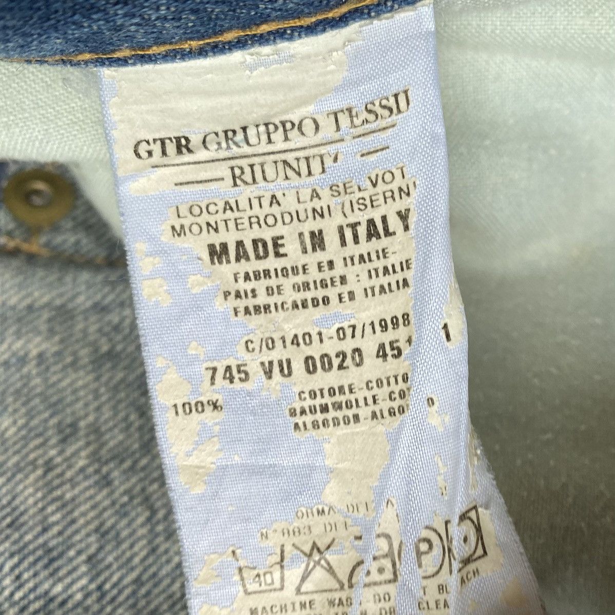 Vivienne Westwood Vintage FW98 Swords VW Anglomania Denim Size US 29 - 7 Thumbnail