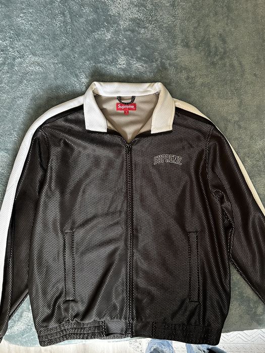 supreme 18ss bonded mesh track jacket+sma-laigle.fr