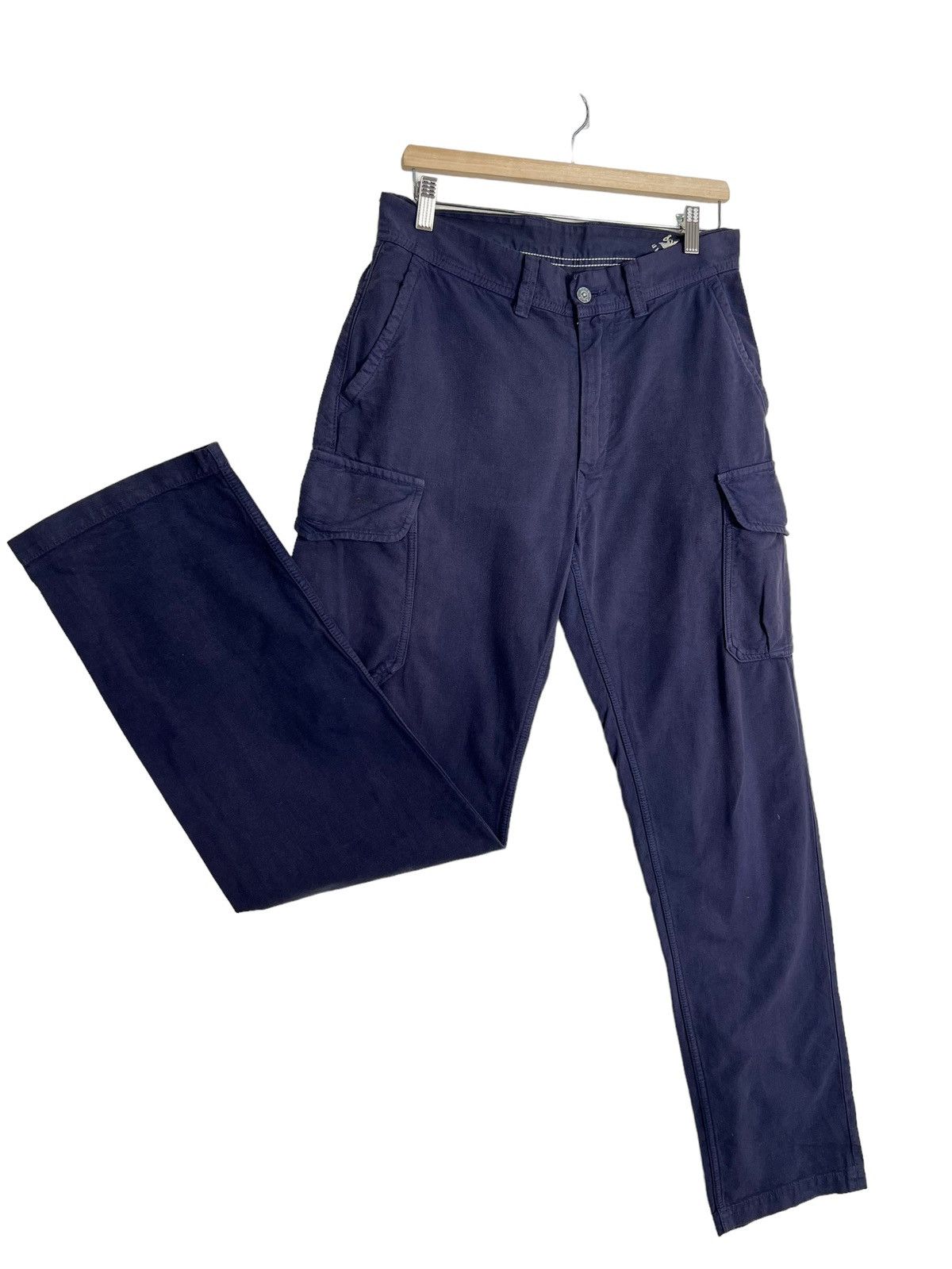 45rpm 💥 UMI 809 45RPM KAPITAL NAVY CARGO PANTS Size US 33 - 4 Thumbnail